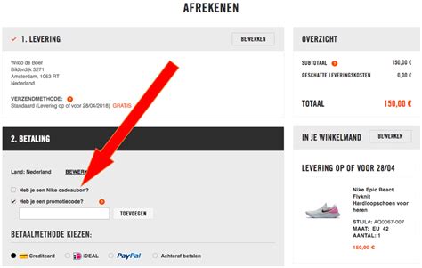 korting kaarten nike store|nike promotiecode.